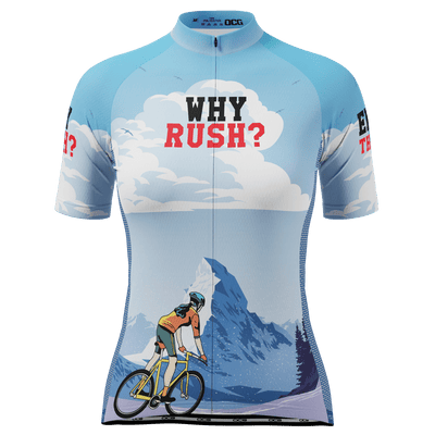 Women's Why Rush Short Sleeve Cycling Jersey
