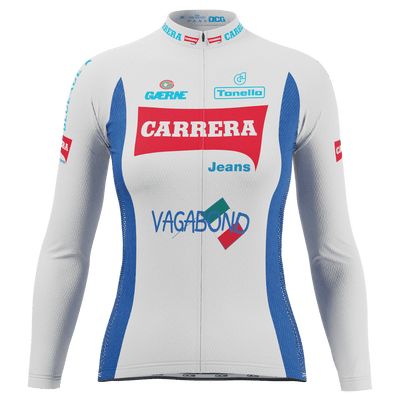 Women's Carrera Long Sleeve Cycling Jersey Quick-Dry Customizable Fit