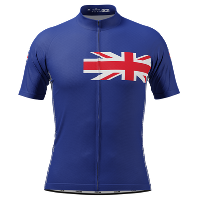 Men's UK Minimal Flag Short Sleeve Cycling Jersey