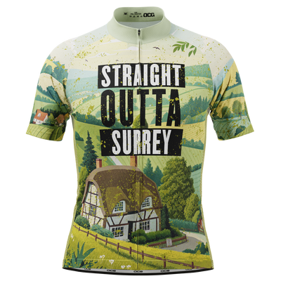 Men's Straight Outta Surrey Short Sleeve Cycling Jersey