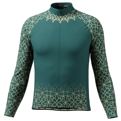Men's Cyclist Long Sleeve Cycling Jersey Durable Custom Performance