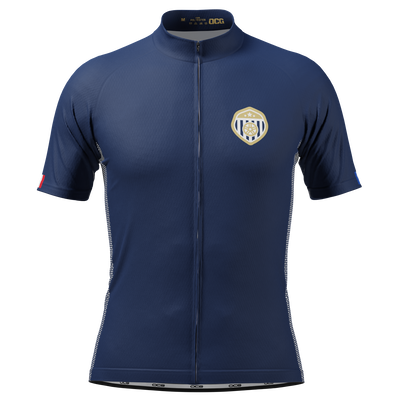 Men's France Soccer Short Sleeve Cycling Jersey