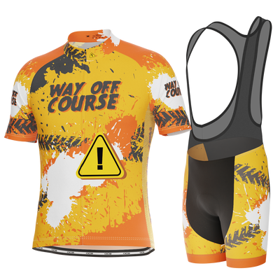 Men's Way Off Course Short Sleeve 2 Piece Cycling Kit