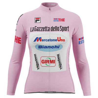 Women's Mercatone Uno Long Sleeve Cycling Jersey Custom Comfort & Performance