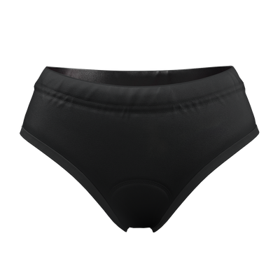 Women's Plain Gel Padded Cycling Underwear-Briefs