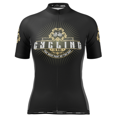 Women's Cycling Is The Best Part Of The Day Short Sleeve Cycling Jersey