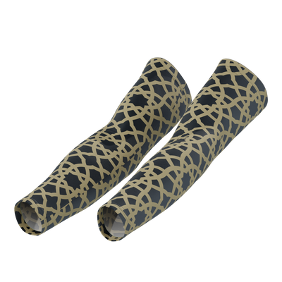 Unisex Mashallah Arm Sleeves Sublimation Print & Coolmax Comfort Black