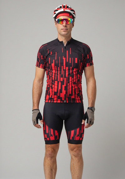 High Road Mens Short Sleeve Cycling Bib - _default - front view