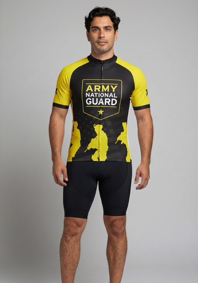 Mens Us Army National Guard Cycling Jersey - _default - front view