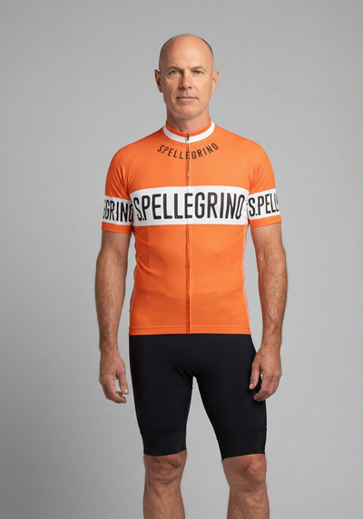 Pave Athletic Retro Terme Short Sleeve Cycling Jersey - front view