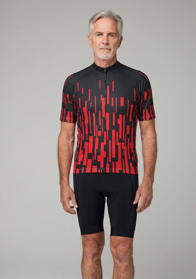 High Road Mens Short Sleeve Cycling Jersey - _default - front view