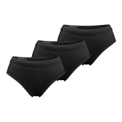 Women's Plain Gel Padded Cycling Underwear-Briefs Bundle