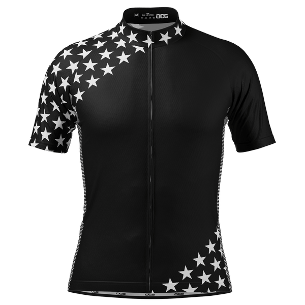 Men's Starred Short Sleeve Cycling Jersey