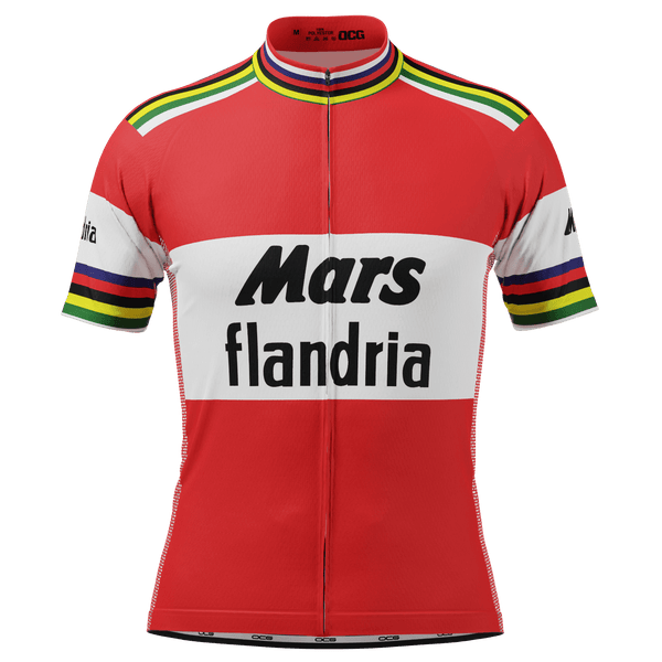 Men's Retro Flanders Short Sleeve Cycling Jersey