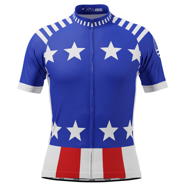 Men's American Liberty Ride Short Sleeve Cycling Jersey