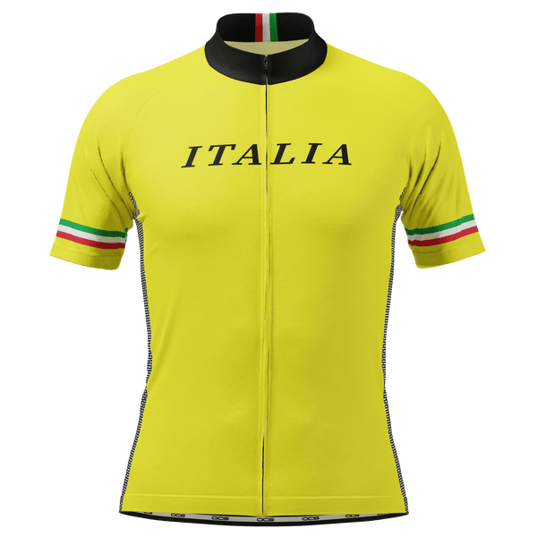 Men's High Viz Italia Short Sleeve Cycling Jersey