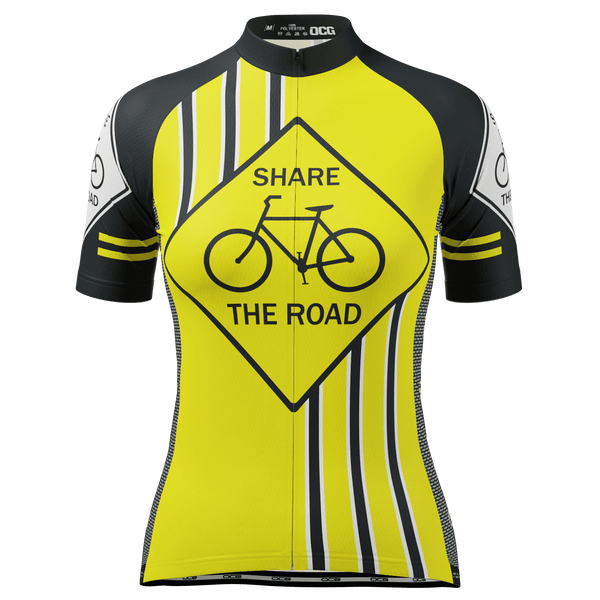 Women's Share The Road Short Sleeve Cycling Jersey