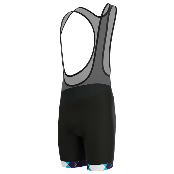 Men's Patchwork Gel Padded Cycling Bib