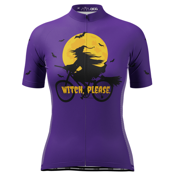 Women's Witch Please Short Sleeve Cycling Jersey