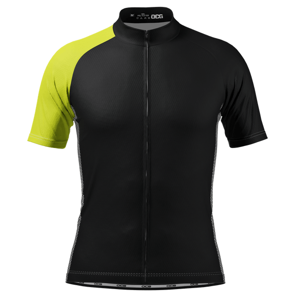 Men's Coloured Sleeve Short Sleeve Cycling Jersey