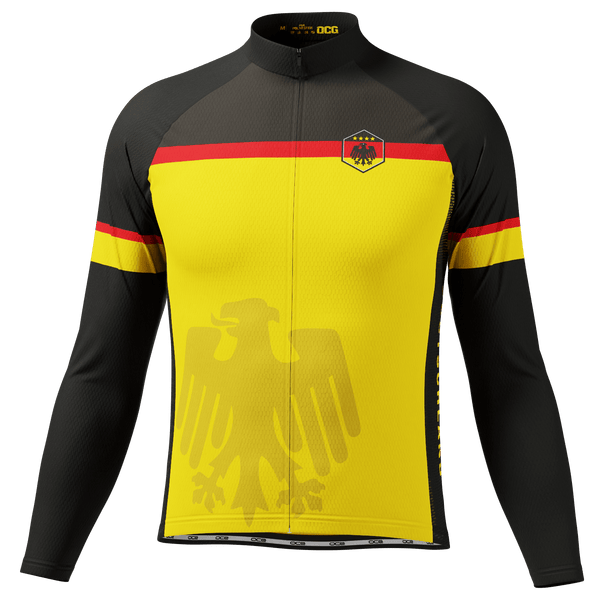 Men's Germany Deutschland Long Sleeve Cycling Jersey