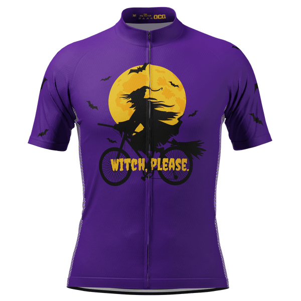Men's Witch Please Short Sleeve Cycling Jersey