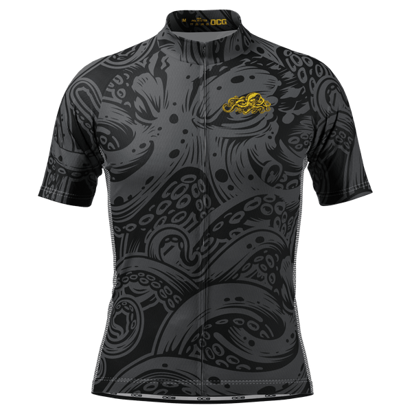 Men's The Black Octopus Short Sleeve Cycling Jersey