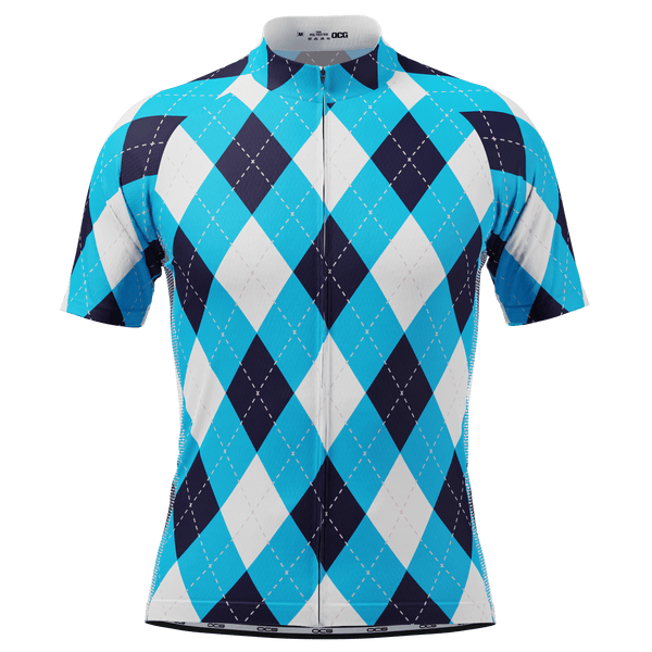 Men's Patchwork Short Sleeve Cycling Jersey