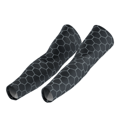 Unisex Neon Hexagon Cycling Arm Warmers