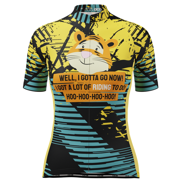 Women's Tigger Ridding Short Sleeve Cycling Jersey