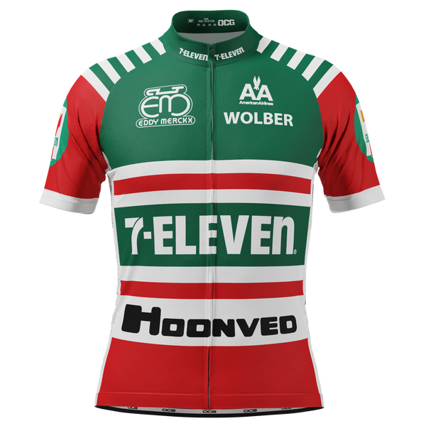 Men's Seven El Team Retro Short Sleeve Cycling Jersey