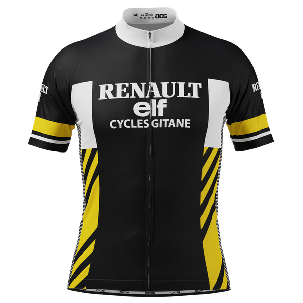 Men's Retro Auto Short Sleeve Cycling Jersey