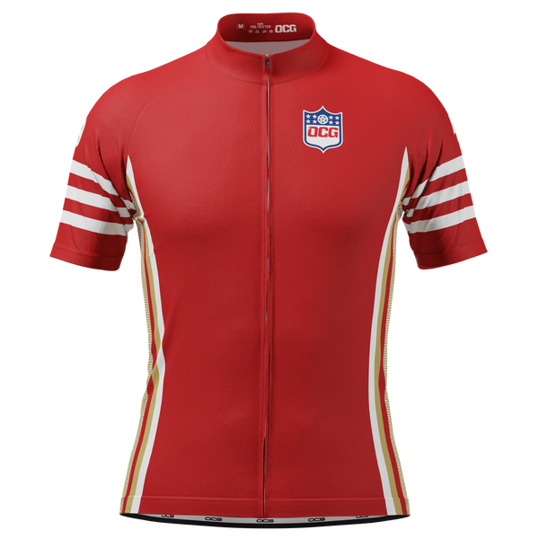 Men's San Francisco Football Short Sleeve Cycling Jersey