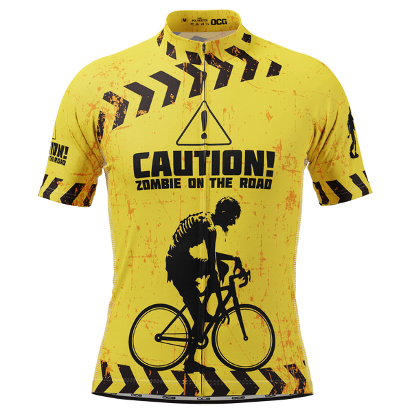 Men's Zombies Short Sleeve Cycling Jersey