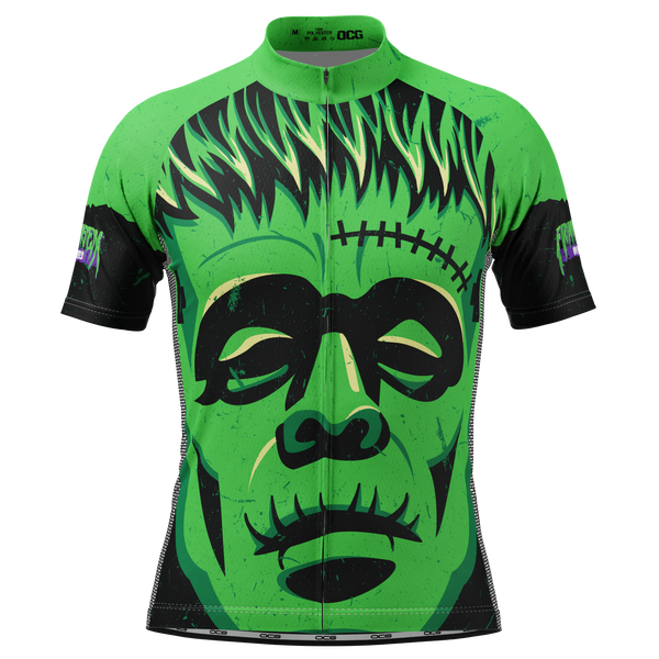 Men's Frankenstein On Wheels Short Sleeve Cycling Jersey