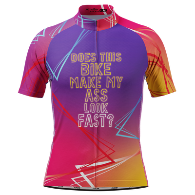 Men's Fast Ass Short Sleeve Cycling Jersey