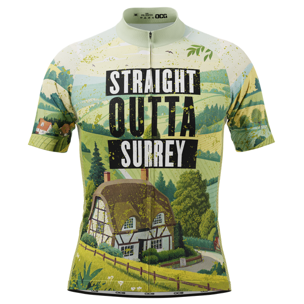 Men's Straight Outta Surrey Short Sleeve Cycling Jersey