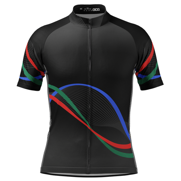 Men's Technical Black Short Sleeve Cycling Jersey