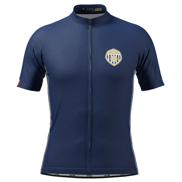 Men's France Soccer Short Sleeve Cycling Jersey