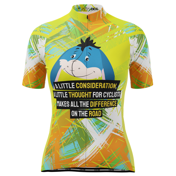 Women's Eeyore On The Road Short Sleeve Cycling Jersey