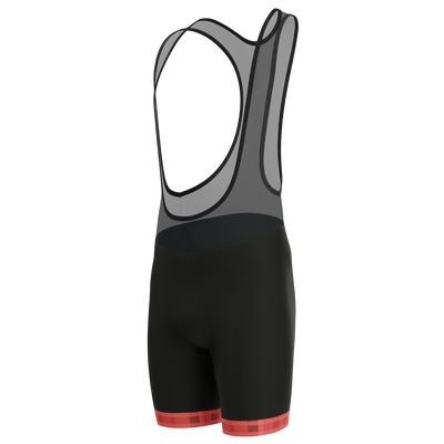 Men's Plaid Tartan Pattern Gel Padded Cycling Bib