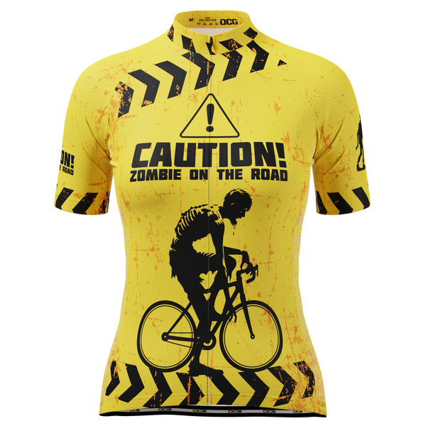 Women's Zombies Short Sleeve Cycling Jersey