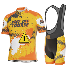Men's Way Off Course Short Sleeve 2 Piece Cycling Kit