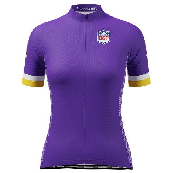 Women's Minnesota Football Short Sleeve Cycling Jersey