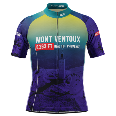 Men's Mont Ventoux Epic Climbs  Short Sleeve Cycling Jersey