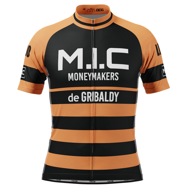 Men's Gribaldy Retro Short Sleeve Cycling Jersey