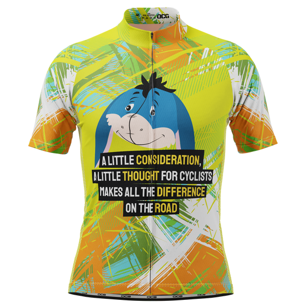 Men's Eeyore On The Road Short Sleeve Cycling Jersey