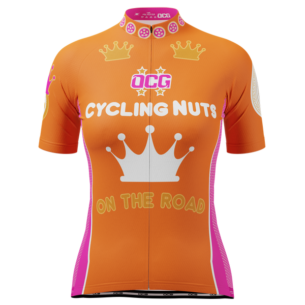 Women's Cycling Nuts Short Sleeve Cycling Jersey