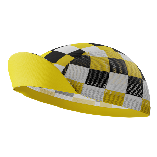 Unisex Checkered Plaid Quick Dry Cycling Cap