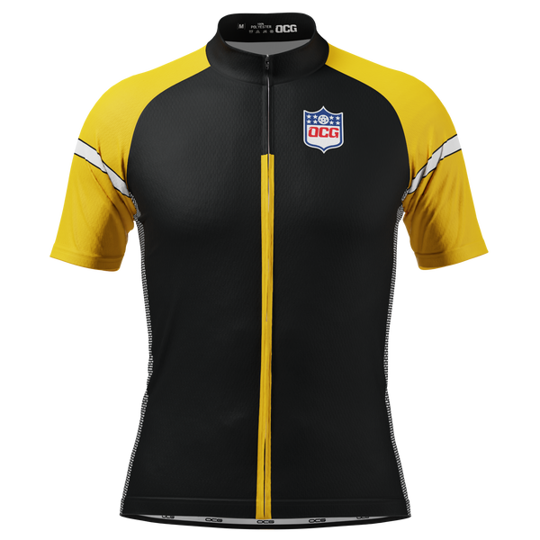 Men's Pittsburg Football Short Sleeve Cycling Jersey